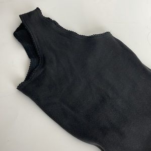 Y2K Black Cropped Sleeveless Top